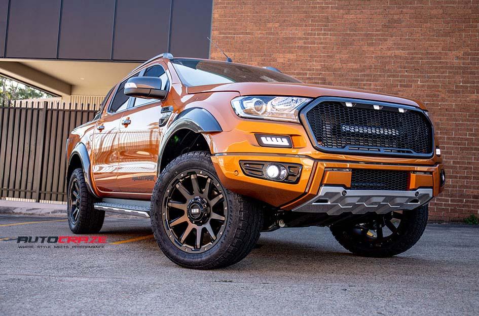 FORD RANGER GD05 BRONZE DARK TINT WITH MATTE BLACK
